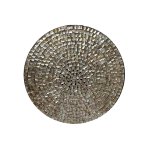 Nikael Bronze Round Poly Shell Bamboo Wall Panel L