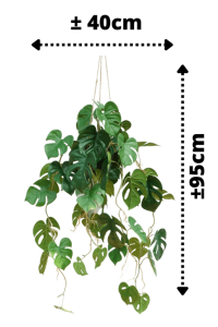 Monstera Artificial Hanging Plant 95cm