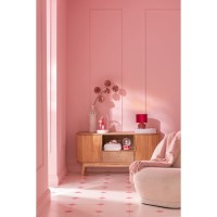 J-Line kast Rond - dennenhout - naturel - small