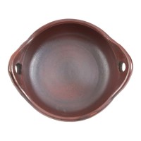 Het etnische diepe bord - Terracotta