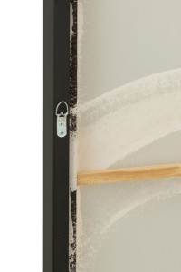 J-Line Wall Decoration Abstract Canvas/Poly Black/White