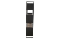 J-Line Rack Recycled Wood/Metal Black/Natural Large