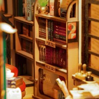 DIY Book Nook & Wonderland Bookend, Robotime, TGB07, 20x11.5x22cm