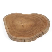 De Teakwortelsnijplank