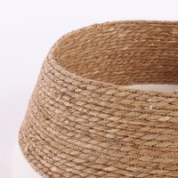 Kerstboomrok - H26 x Ø50 cm - Zeegras - Off-white