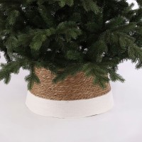 Kerstboomrok - H26 x Ø50 cm - Zeegras - Off-white