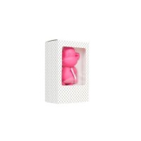 Ornament - Monkey Figurine 'The Legend'- Polyresin - Pink - 33x21x50cm