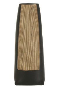 J-Line vase Maria Lang - ceramic - black - large