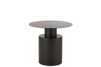 J-Line Side Table Round Metal Black