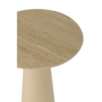 J-Line Bijzettafel Column Kegel Ijzer Ecru/Beige