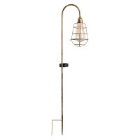2 Set LED decorative-solar earth spit "Gitti" H: 76.5 cm, for outside, ground skewers made of metal and plastic, in old meal, with integrated LED