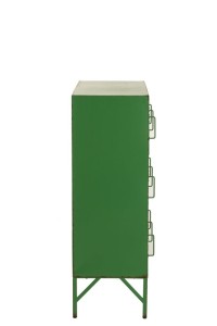 J-Line Cupboard 9 Doors Metal Green