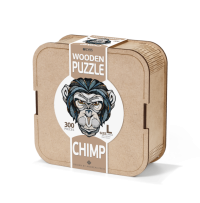 Wooden Jigsaw Puzzle Chimpanzee/Chimp, Eco Wood Art, 3496, Size L, 39.7x39.2x0.4cm