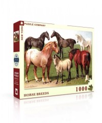 New York Puzzle Company Horse Breeds - 1000 pieces