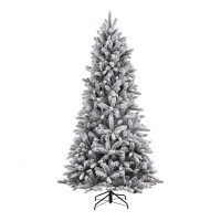 Snowdon Kunstkerstboom - H155 x Ø102 cm - Groen Frosted