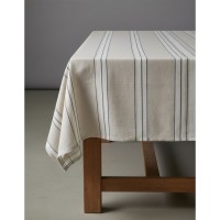 Het Provence Tafelkleed - Naturel Zwart Wit - 150x250