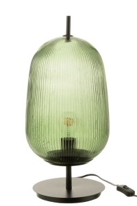 J-Line table lamp Oasis - glass - green - large