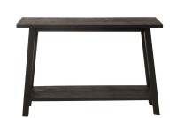 J-Line Console Square Mango Wood Black