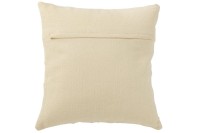 J-Line cushion Flower - textile - white