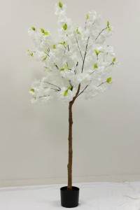 Artificial Cherry Blossom 150cm White