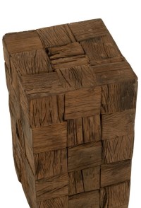 J-Line plinth - wood - natural - small