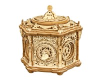 Music Box Wood DIY 3D Puzzle Secret Garden, Robotime, AMK52, 13.5x13.5x14cm