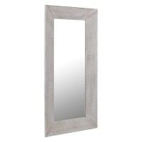 Chinasa White Rect Mdf Mirror Gold Finish Low