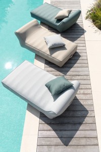 J-Line Mattress Helene polypropylene gray