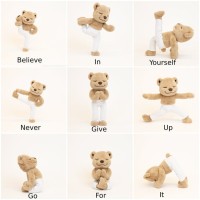 Meddy Teddy, Yoga, Meditation and Mindfulness Bear, 40cm, W20