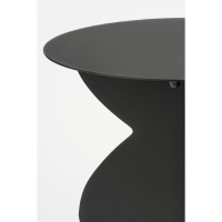 Rafi Bijzettafel - H50 x Ø40 cm - IJzer - Zwart