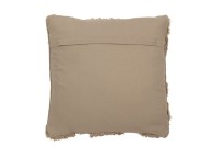 J-Line cushion Tufted Curves - wool - beige