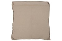 J-Line cushion Square 1 Side - wicker/textile - natural - large