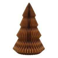 Decoratie Kerstboom - H152 x Ø104 cm - Papier - FSC Mix - Bruin
