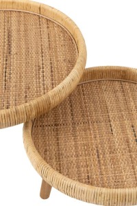 J-Line table Lurne - wood - natural