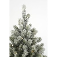 Nigata Kunstkerstboom in Pot met LED Verlichting - H90 x Ø55 cm - Groen Frosted