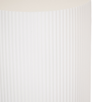Side Table / Pillar- Cylinder - MDF - White - 30x54cm