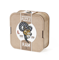 Eco Wood Art Wooden Jigsaw Puzzle Ram, Size L, 2222, 54.5x38.8x0.5cm