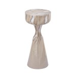 Maran Cream Shiny Iron Sidetable Round S