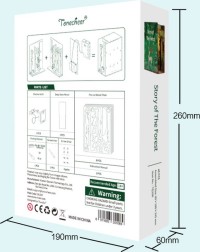 DIY Book Nook Boekensteun Story of The Forest Bookend, Tone-Cheer, TQ106, 18,2x8x24,5cm