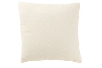 J-Line Cushion Merry Christmas Bouclé White/Black