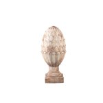 Caibyn Grey Magnesia Pinecone Statue A