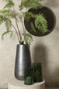 Pernella Green Ribbed Glass Stormlight M