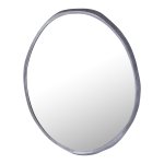 Limera Nickel Alu Round Mirror Irregular Border L