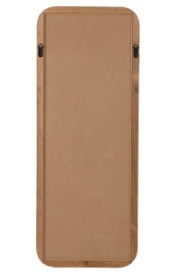 J-Line spiegel Rechthoek - spar/glas - natruel - 48 x 122.5 cm