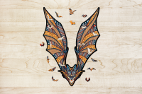 Eco Wood Art Wooden Jigsaw Puzzle Bat/Bat, Size L, 2185, 54x38.7x0.5cm