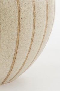 Holm Vase - H42 x Ø28 cm - Ceramic - Cream