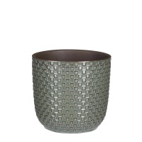 Daan Flowerpot - H18 x Ø19 cm - Green