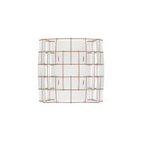 Eco Wood Art (EWA) 3D Bouwpakket Houten huisje Wit met Roze Pluche Vachtje, 1768, 48x36,2x45,6cm