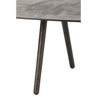 J-Line Salontafel Druppel Aluminium/Ijzer Zwart Large - 119 x 71.5 x 36 cm