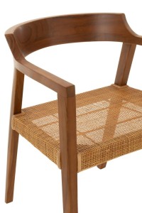 J-Line chair Emma - wood - brown